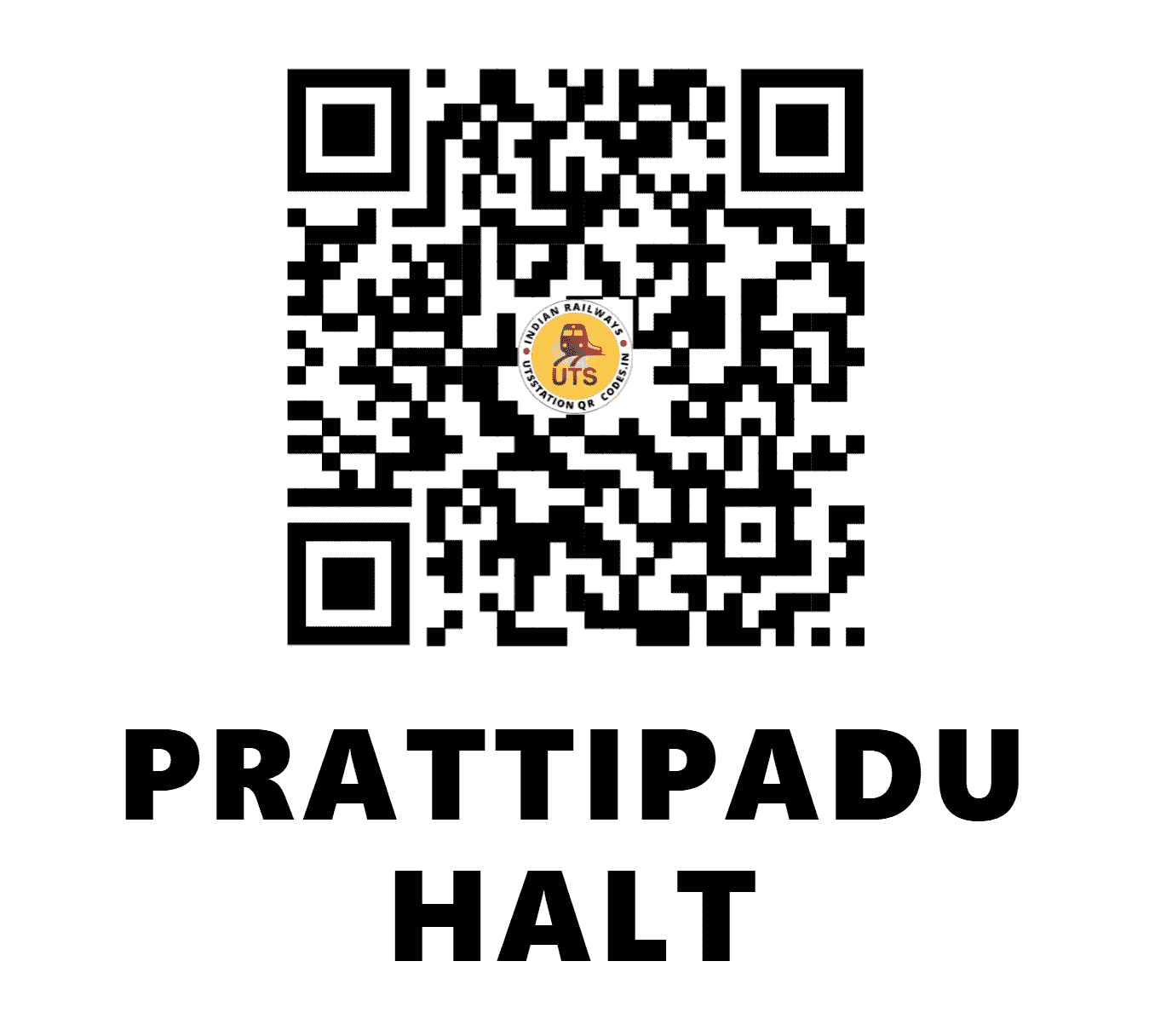 UTS QR Code for PRATTIPADU HALT - PTPU - SC (ANDHRA PRADESH)